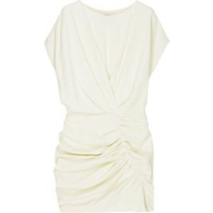 Thakoon Ruched Crepe Mini Dress